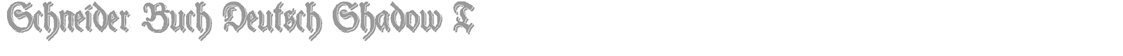 Schneider Buch Deutsch font preview